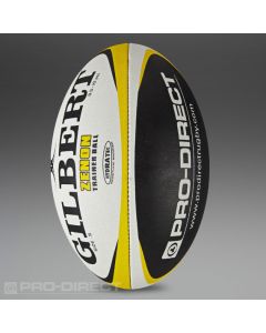 Zenon Training Rugby Ball Yellow/Black